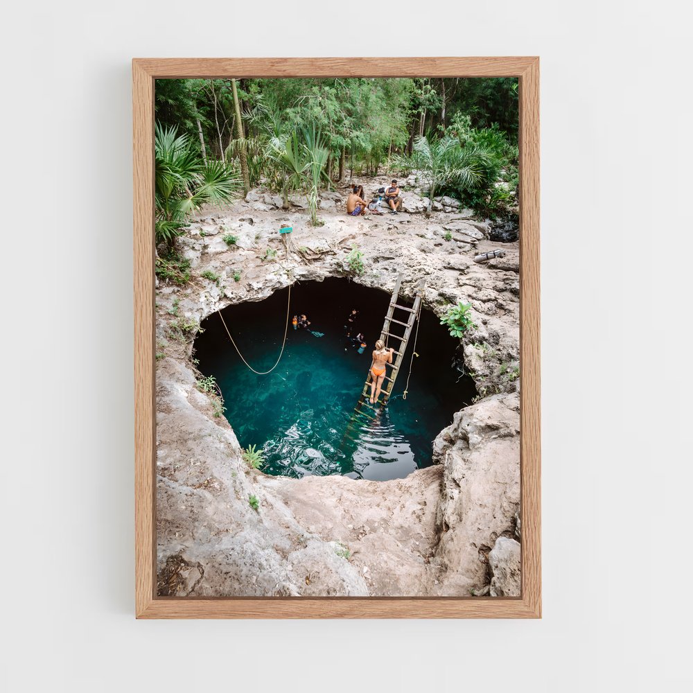 Poster Oasis Enchantée – affiche Plongée sous-marine (vue 4)